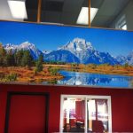 attractive wall mural